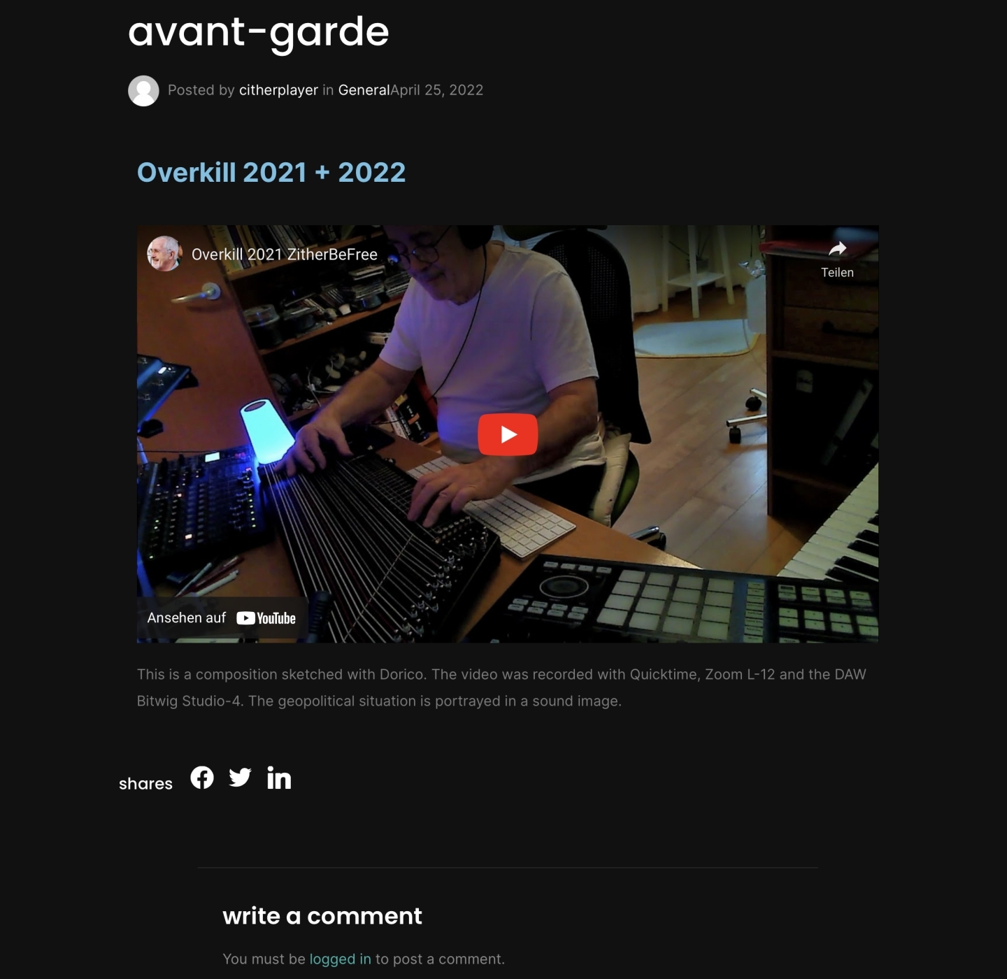 collaboration studio #zitherbefree #soundexplo #avantgarde